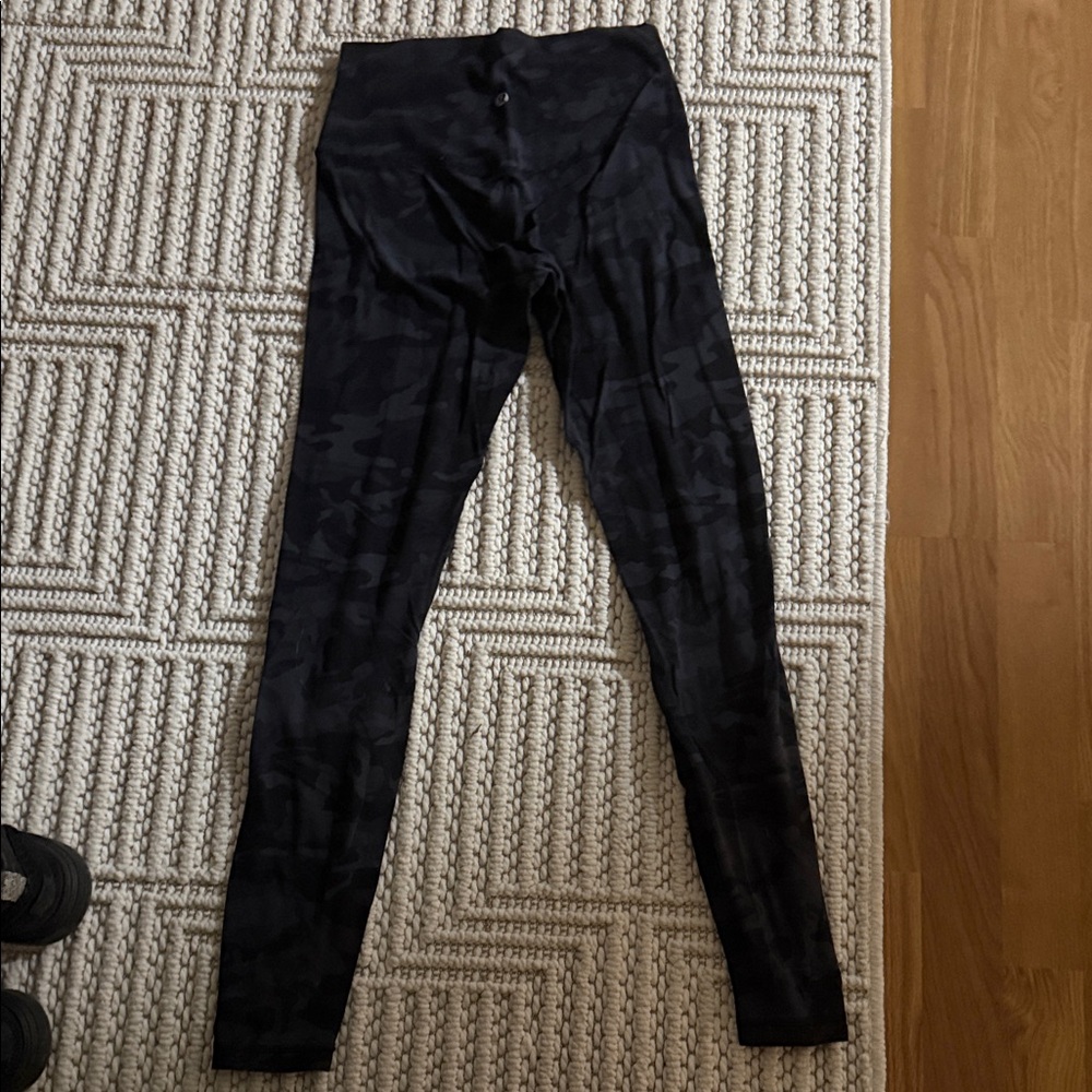 Lululemon Align Black Camouflage Leggings